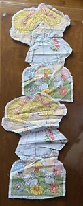 Vintage 1983 Cabbage Patch Kids Cut-Sew Fabric Pillow Panel Grannycore Blonde X2 - Picture 1 of 10