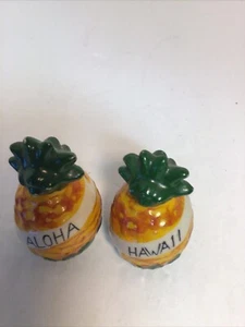 Vintage Giappone metà secolo Aloha Hawaii sale e pepe shaker ananas - Foto 1 di 7