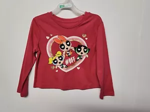365 Kids from Garanimals Girls Powerpuff Girls Long Sleeve T-Shirt Pink NEW 7 - Picture 1 of 2
