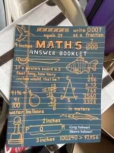 Teaching Textbooks Math 5 Answer Booklet - Picture 1 of 2