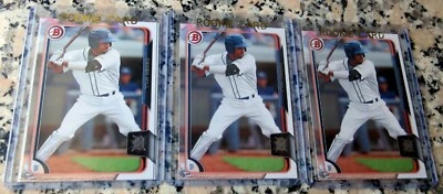 DEREK HILL Bowman #1 Draft Pick Rookie Card RC LOT Miami Marlins HR Power🔥🔥🔥$ - Image 1 of 2