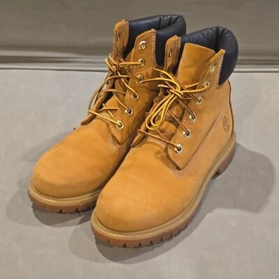 Timberland Premium 6" Botas Impermeables 10361 Cuero Trigo Mujer EE. UU. Talla 8 Foto 1 de 4