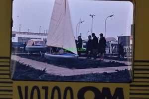 Dia Herbstmesse Leipzig 1963 Segelboot Ausstellung - Picture 1 of 1