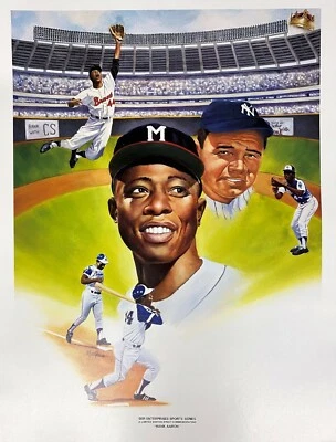 Flip Amato - Hank Aaron, Babe Ruth Limited Edition Print - Image 1 of 3