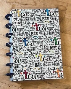 Religious Christian Collage Front/Back Cover Set 4 use with MINI HAPPY Planner~ - Picture 1 of 3