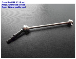 1x Vintage MIP 1217 CVD Axle & Shiny Bone Rear use w/Traxxas LS2 Nitro Hawk SRT - Picture 1 of 1