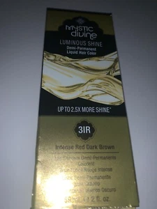 Mystic Divine 3IR Luminous Shine Demi Permanent Hair Color Intense Red DarkBrown - Picture 1 of 4