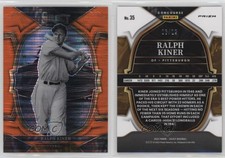 2023 Panini Select Concourse Neon Orange Pulsar Prizm /12 Ralph Kiner #35 HOF