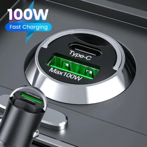 QC 3.0 2 Port USB Super Fast Car Charger Adapter For iPhone Android Cell Phone - Imagen 1 de 12