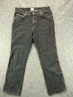 Calvin Klein Jeans VTG Womens 6 Black Denim Straight 30x30 Casual Ladies - Image 1 of 4