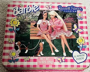 Vintage Barbie Blechdose mit Überraschung innen - Bild 1 von 3