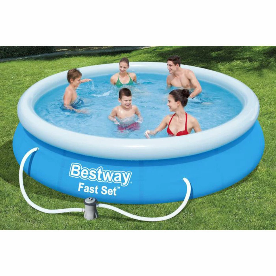 Fast Set Pool-Set, rund, mit Filterpumpe 366 x 76 cm - Bild 1 von 1
