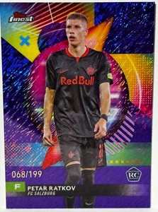 PETAR RATKOV #/199 PURPLE SHIMMER 2023-24 Topps FINEST UCC SALZBURG ROOKIE ๐ฅ๐ฅ - Picture 1 of 1