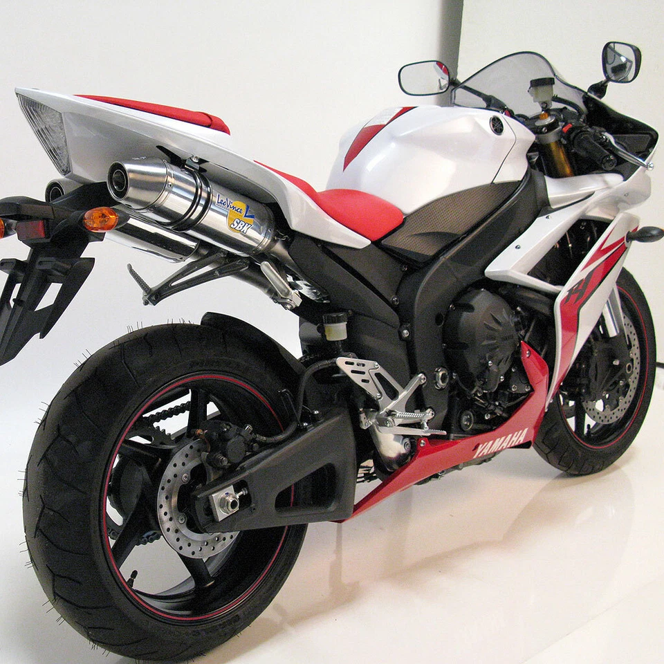 2007-2008 YZF R1 Leo Vince Unlimited Slip On Exhaust System Yamaha Polished - Image 1 of 4