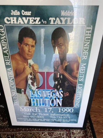 CHAVEZ, JULIO CESAR-MELDRICK TAYLOR I ON SITE POSTER (1990-English VERSION) Cover