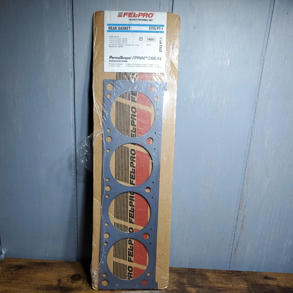 Прокладка головки блока цилиндров двигателя подходит для Cadillac Eldorado 1982-1985 годов выпуска 4,1 л V8 GAS OHV - Изображение 1 из 3