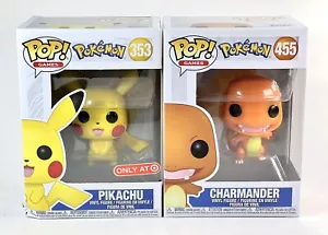 Funko Pop Pokemon Charmander Pikachu Target Games 353 455 Pokémon - Picture 1 of 9