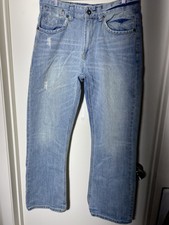 Company 81 Jeans Mens 32x30 Blue Distressed Bootcut Vintage Denim