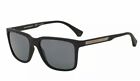 Emporio Armani EA4047 5063/81 Black Rubber Fashion Polarised Sunglasses - Used
