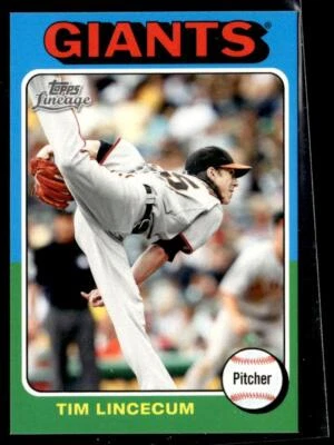 2011 Topps Lineage Tim Lincecum 1975 Mini HS - Image 1 of 2