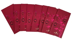 Juego de 8 linternas Swarovski rojas sobre #5493069 8 por 4,5 pulgadas - Imagen 1 de 1