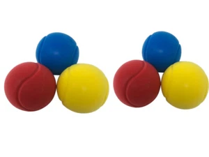 Brand New 6 X E-Deals Soft Foam Sponge Outdoor & Indoor Balls random Colours - Picture 1 of 3