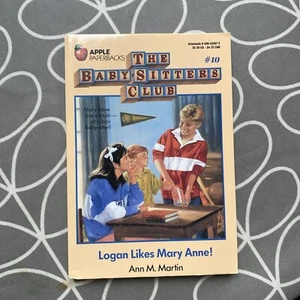 Vintage Book The Babysitters Club 1988 #10 Number 10. Logan Likes Mary Anne - Picture 1 of 6
