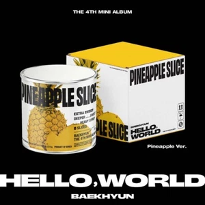 K-POP BAEKHYUN 4th Mini Album Hello, World Pineapple Ver CD+P.Card+Keyring+etc - Picture 1 of 7