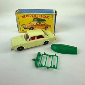 Vintage Lesney Matchbox Series 45 Ford Corsair & Boat with Original Box - Picture 1 of 8
