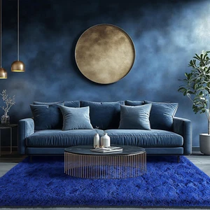 Soft Area Rugs for Living Room Bedroom 5X8 Feet Fluffy Fuzzy Furry Shaggy Aesthe - Picture 1 of 7