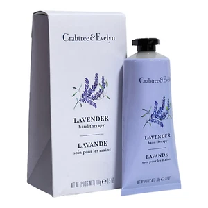 Crabtree & Evelyn LAVENDER Hand Therapy Cream 3.5oz Shea Butter Sealed Tube Box - Picture 1 of 16