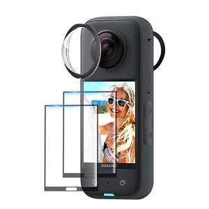For Insta 360 X3 Tempered Glass Screen Protector Camera Lens Guard
