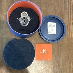 Swarovski Snowman & Snow Crystal Daddy Figurine Snowman 250229 Retired - Picture 1 of 7