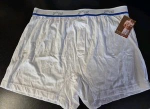 Nuevo de Lote Antiguo Y2K Era 2(x)ist XL Blanco Jersey Tejido Boxers 100% Algodón Ropa Interior Sin Stock  - Imagen 1 de 6