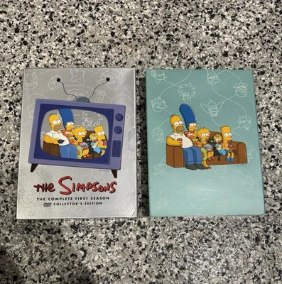 The Simpsons - The Complete 1st and 2nd Seasons DVD Sets Lot - Image 1 of 4