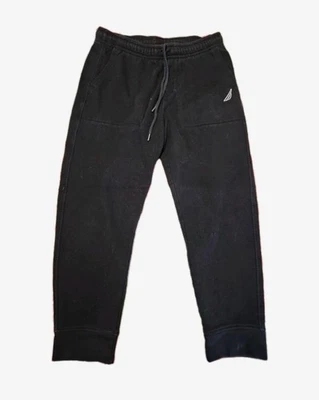 Calça de moletom masculina Nautica tamanho médio preta - Imagem 1 de 4