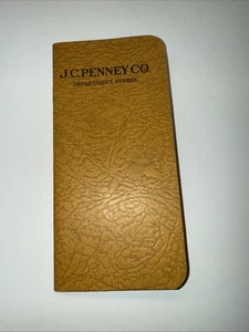 ORIGINAL 1931 "J. C. PENNEY CO. DEPARTMENT STORE" NOTE BOOKLET - Bild 1 von 6
