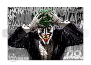 Sideshow The Joker Last Laugh Variant Fine Art Print By Artist Jason Edmiston - Picture 1 of 3