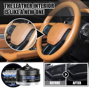 Repair Paste for Car Steering Wheels - Restores Black Gloss, Removes Peeling - Picture 1 of 8