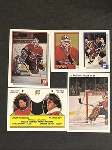4x 1988 88-89 OPC O-PEE-CHEE STICKER PATRICK ROY Card Collection Lot - Picture 1 of 2