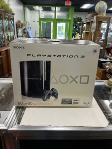 Sony PlayStation 3 80GB Console - Black - Picture 1 of 8