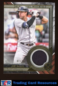 2022 Topps Museum Collection #MMR1-JG Joey Gallo Meaningful Materials Gold #/25 - Picture 1 of 2