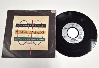Simple Minds – Belfast Child / Mandela Day (Ballad of the Streets EP) – 7" Vinyl - Image 1 of 4