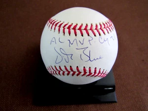 VIDA BLUE AL MVP CY 1971 ATHLETICS SIGNED AUTO OML BASEBALL TRISTAR MLB BEAUTY - Picture 1 of 4