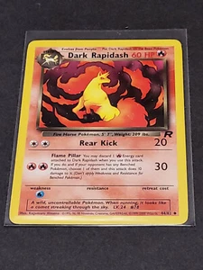 Dark Rapidash Pokemon Card 1st Edition 44/82 Team Rocket - Picture 1 of 4