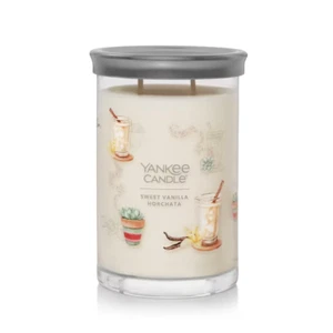 đź’›SWEET VANILLA HORCHATAđź’›YANKEE CANDLE 2 WICK TUMBLERđź’›20ozđź’›SOY-WAX BLEND - Picture 1 of 2