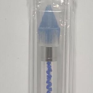 Dual-ended Dotting Pen Nail Art Rhinestone Picker Wax Pencil Crystal Bead Blue