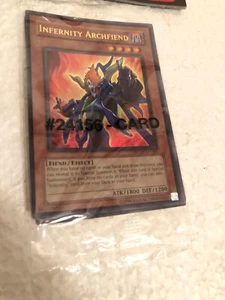 Infinity Archfeind New Sealed With 2 Other Cards - Picture 1 of 4