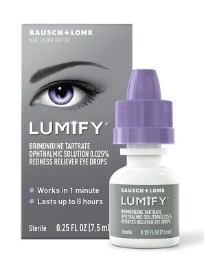 Lumify Redness Reliever Eye Drops 0.25 Oz (7.5ml) Each - (Exp: 06/2024+) • 15.25$
