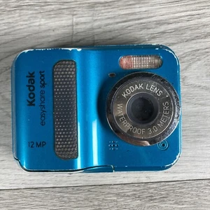 Kodak EasyShare Sport C123 12.0MP Digital Camera - Blue Tested *SEE ALL PHOTOS* - Picture 1 of 8